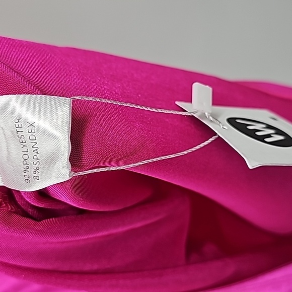 Y2K Barbiecore Pink Sweetheart Bust Faux Fur Trim Mini Bodycon Sexy Party Dress - Picture 9 of 15